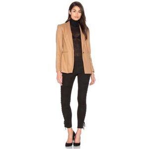 Rag & Bone Emmet Wool Blazer Jacket in Camel Tan - Size 6